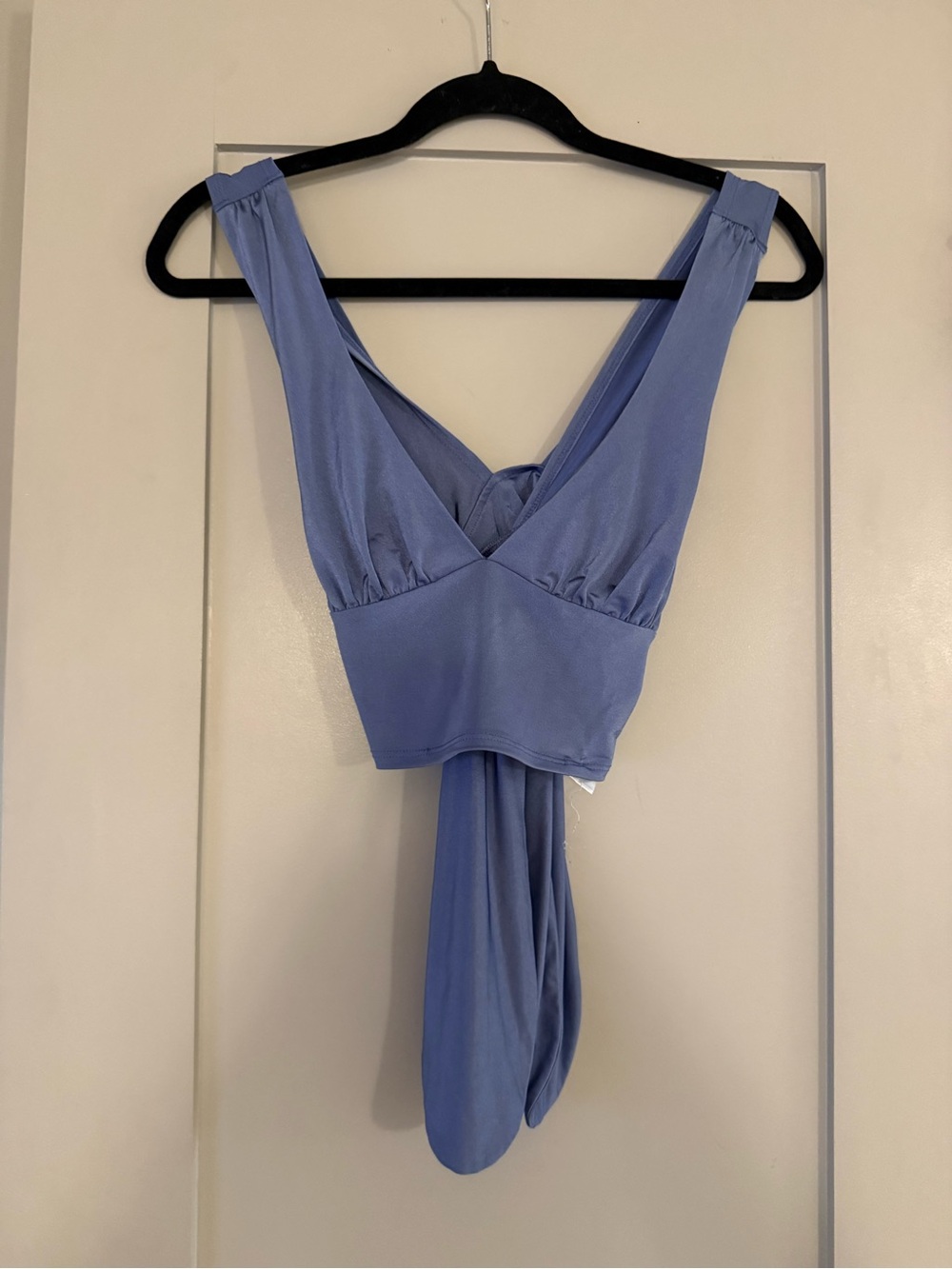 Urban Outfitters Periwinkle V-Neck Lounge Crop Top